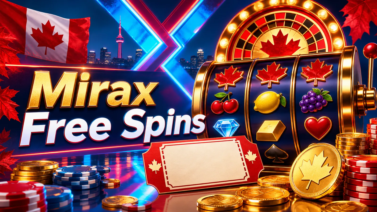 Mirax Free Spins Offers content image