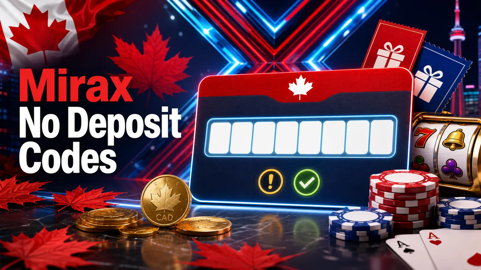 Mirax No Deposit Bonus Codes content image